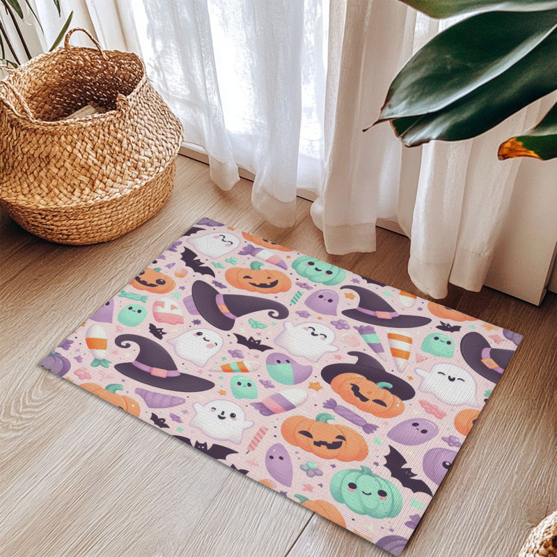 Tapis tressé Blush Boo Bash, Rectangulaire 3 pi x 5 pi