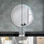 Huldar Glass Flat Wall Mirror