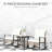 Patio Wicker Furniture Set With Button Tufted Cushions, Rattan Rocking Chairs, Coffee Table-1787383076