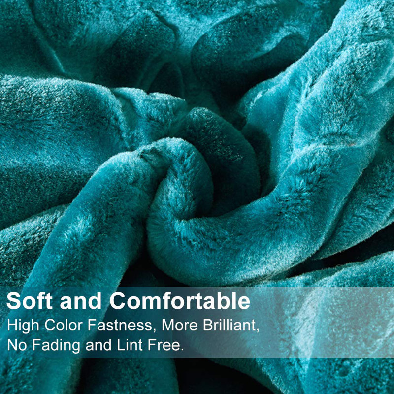 JasmineBlanket Luxury Soft Blanket, Teal