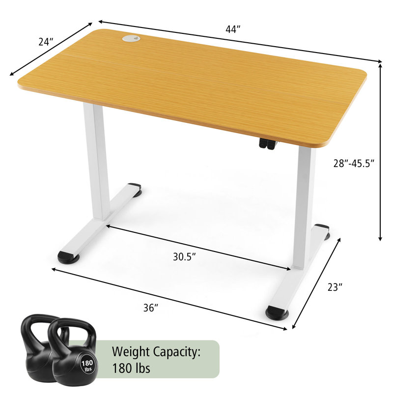 Bureau debout à hauteur ajustable Klazien