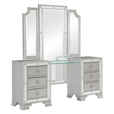 Coiffeuse avec miroir Janeia
