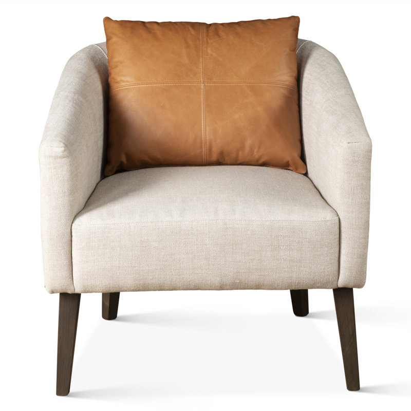 Olivia Armchair in Beige Linen