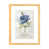Toile avec cadre en bois beige