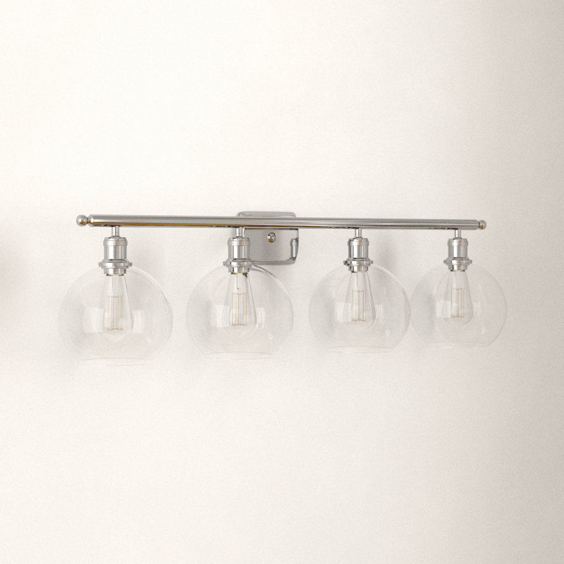 Baptista 4 - Light Dimmable Vanity Light, Brushed Satin Nickel