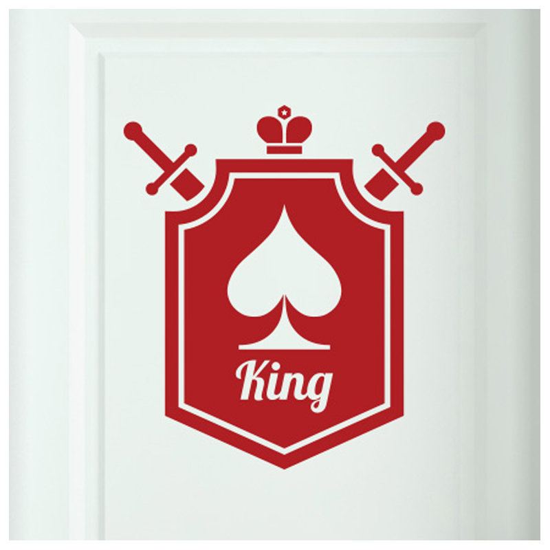 Wall Decal, Dark Red
