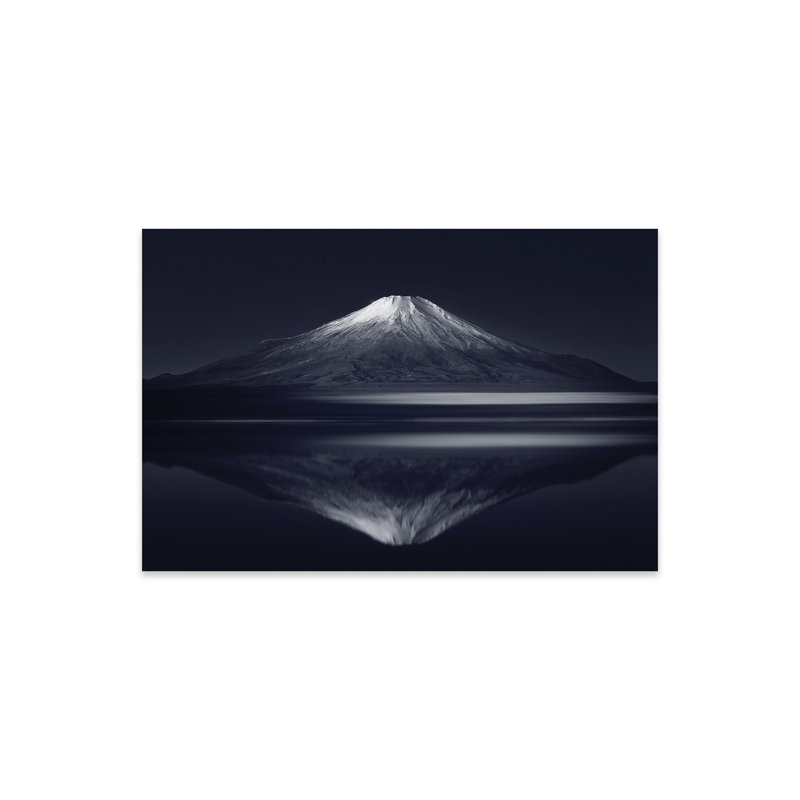 Reflet du Mont Fuji, reproduction sur verre acrylique