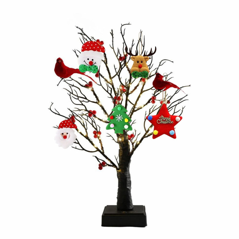 1.97' H Lighted Artificial Christmas Tree