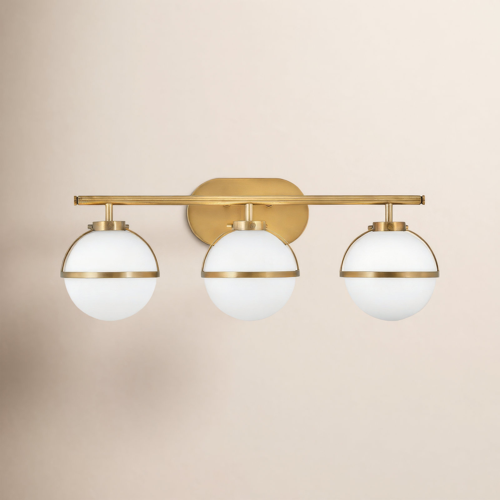 Arie 3 - Light Dimmable Vanity Light, Heritage Brass