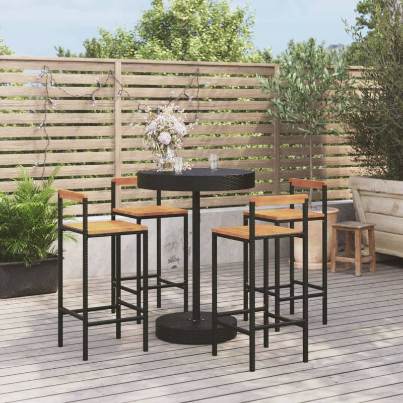 Alisme 40cm Bar Set, Black
