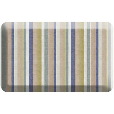 Anti-Fatigue Kitchen Comfort Mat, Sunset Boulevard Pattern in Summer Day
