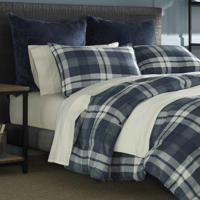 Nautica Crossview Plaid Microsuede Comforter Set