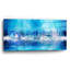 «Blue Abstract NYC Skyline» par Epic Portfolio, art mural en verre acrylique-448931740