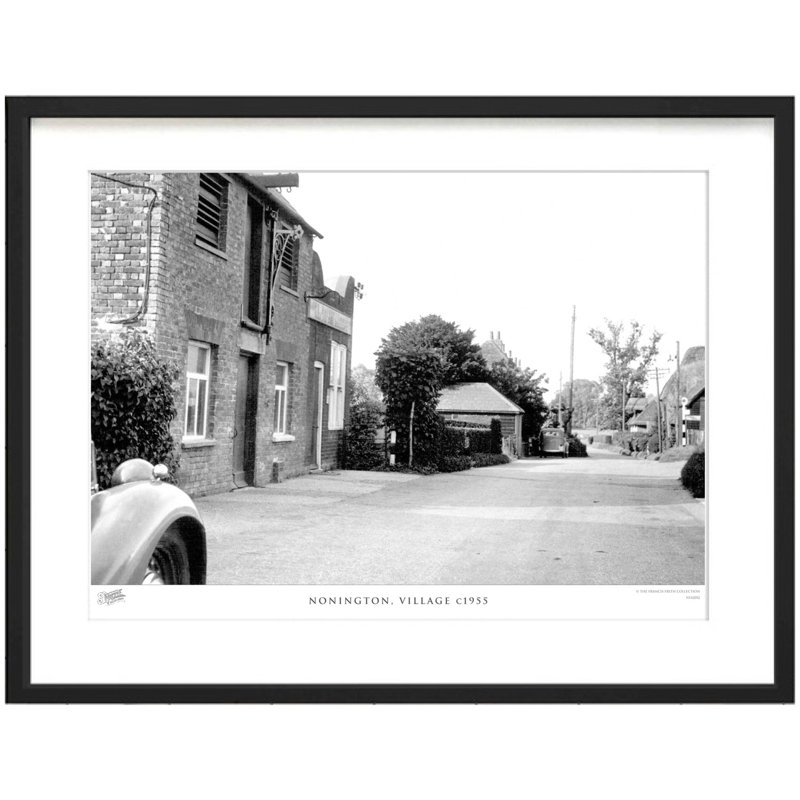 Nonington, Village C1955 by Francis Frith - Single Picture Frame Print, 40cm H x 50cm W x 2.3cm D