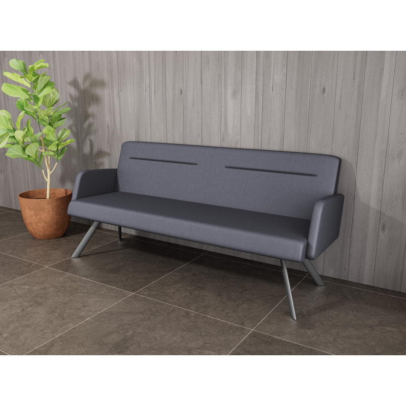 Pieds de canapé en acier Willow, Noir Patriot Plus - nettoyez le vinyle avec un lin, Gris anthracite, Yes
