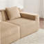 Modular 3 Seat U Shape Sectional Boneless Sofa With Deep Seat, Cloud-Like Comfort, Throw Pillows And 2 Movable Ottomans For Family Relaxation-776477313-776477315