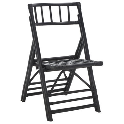 Chaise d'appoint pliante en rotin Agneda