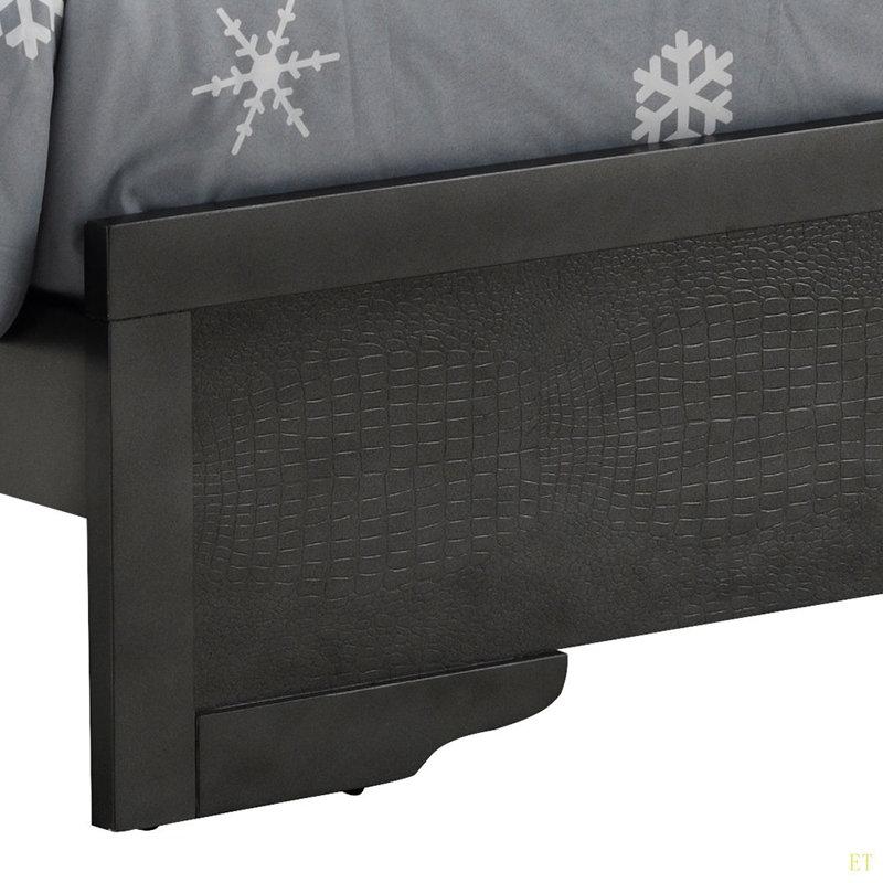 Queen Bed , Metalic