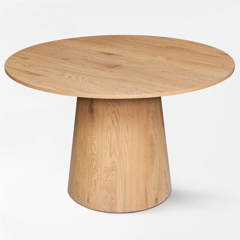 Table de salle à manger 46 ", H 29,5 po x L 46 po x l 46 po, Naturel