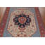 Tapis oriental géométrique Heriz Serapi noué à la main 10 x 13