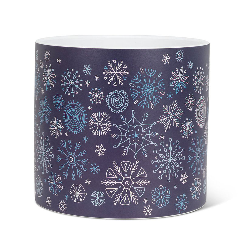 Bravin Ceramic Cachepot, 6.50" H x 6.50" W x 6.50" D