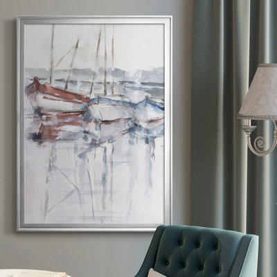 Petaluma " Watercolor Harbor Study II " Painting Print