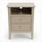 Set of 2 18" Fluted 2-Drawer Nightstands, Modern Beige Bedroom Bedside Tables, Sofa Side End Tables with Storage-301083590-301083585