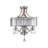 Yancy 4 - Light Dimmable Drum  Crystal Semi Flush Mount  For Living Room-1129963285