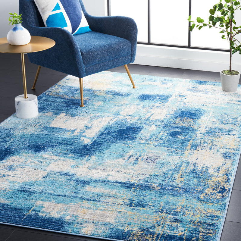 Jasper 100 Performance Abstract Rug, Rectangle 9' x 12'