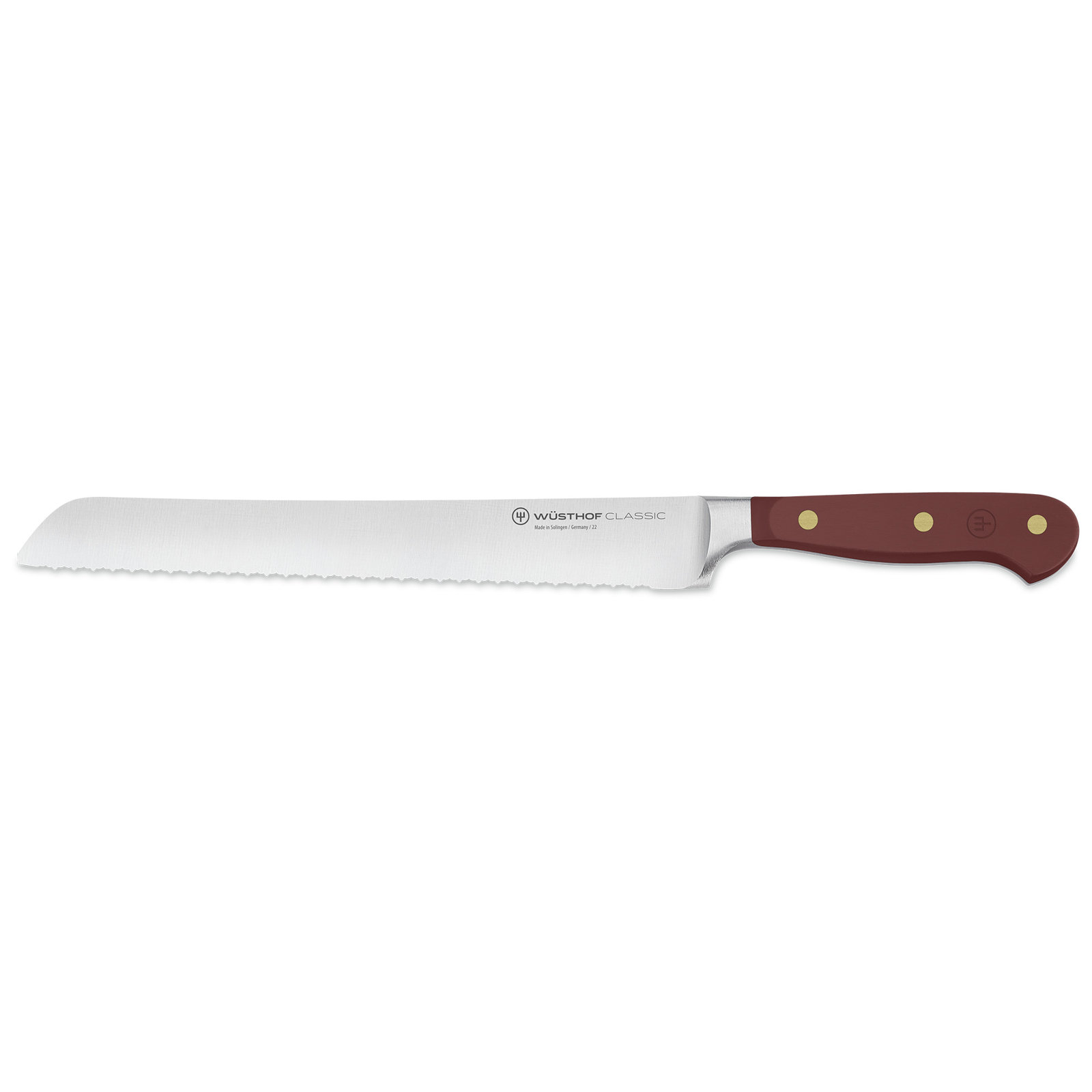 WÜSTHOF German Classic Color Tasty Sumac 9" Double Serrated Bread Knife