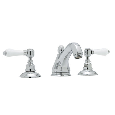 Country Widespread Bathroom Faucet with Drain Assembly