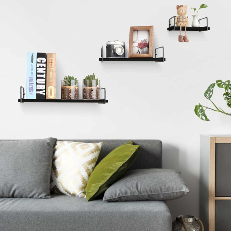 Ellynn Solid Wood Floating Shelf