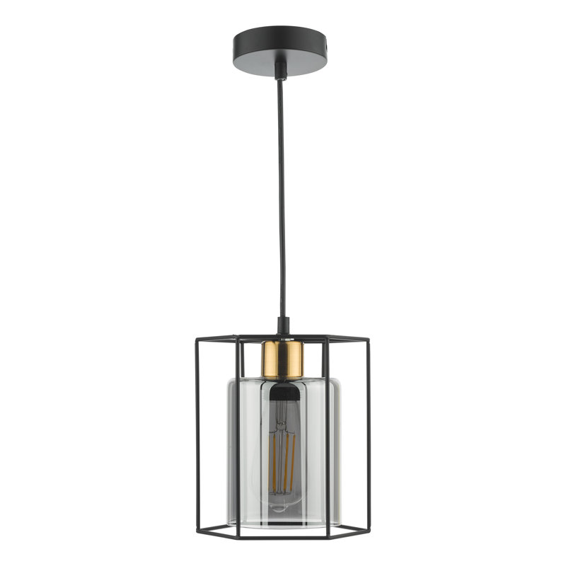 1 - Light Matt Black Pendant