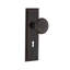 New York Plate with Decorative Keyhole and Deco Door Knob-1477984832-1477984824
