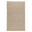 Palma 2x3 Hand Woven Performance Stripe Brown Fabric Rug-576268155