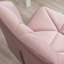 Chaise de bureau touffetée pivotante, mauve-608115835