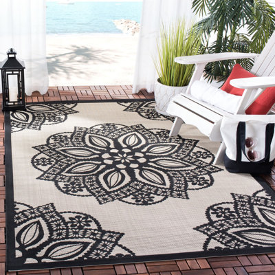 Vondrus Performance Floral Indoor/Outdoor Area Rug