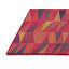Tapis rouge/orange tissé à la machine-426214323