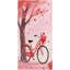 Serviette de plage en microfibre à séchage rapide pour arbre et bicyclette, 36 po x 72 po