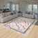 Monaco Series Abrstract Black/Gray/Ivory/Beige Area Rug