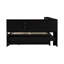 Full Size Bed With L-Shaped Bookcases & Drawer Storage Bookcases, Port Two System,