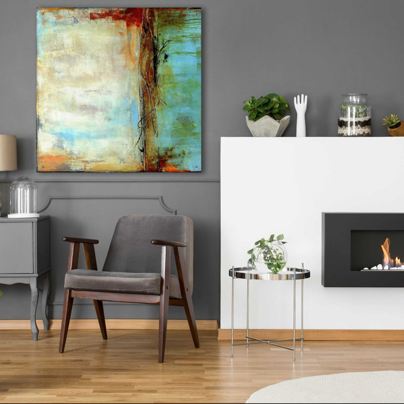 «Urban East II» par Erin Ashley, art mural en verre acrylique, H 36 po x l 36 po x P 0,2 po