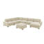Canapé modulaire rembourré 7 pièces Azuri-350531209