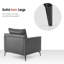Fauteuil d'appoint moderne, fauteuil rembourré, fauteuils simples-490692366