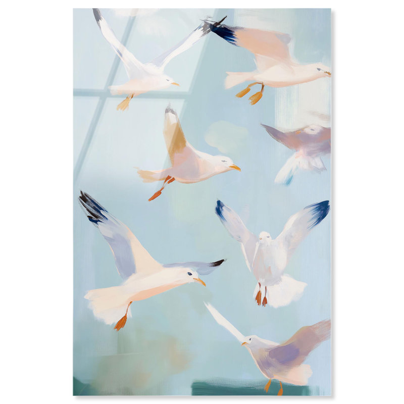 Impression sur toile Sky Ballet Coastal Decor par Art Remedy, H 15 po x l 10 po