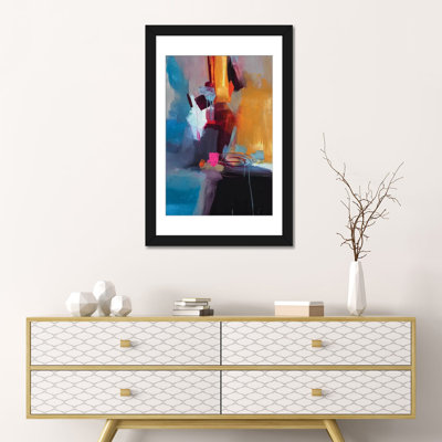 Estampe numérique sur toile Jazzy Abstract VII