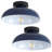 1-Light Industrial Semi Flush Mount Ceiling Light-503674477