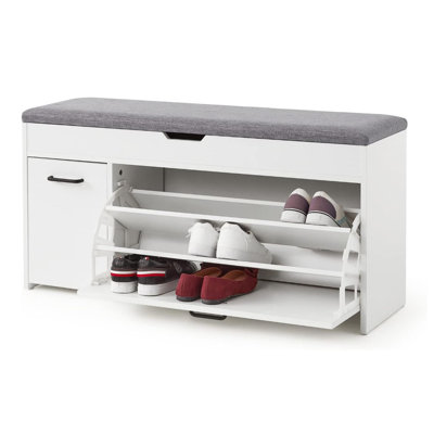 7 Pair Shoe Storage Bench