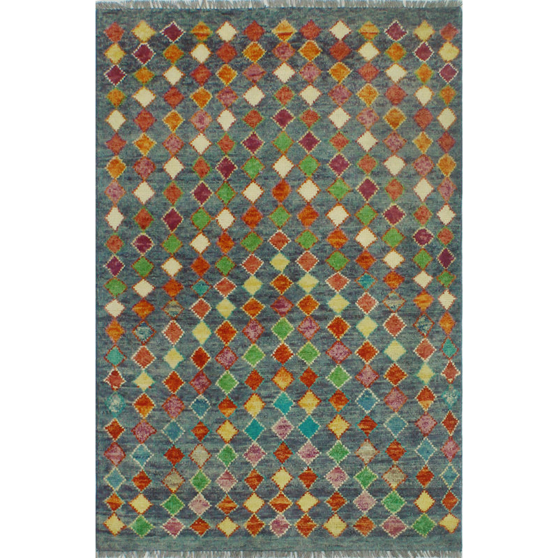 Tapis gris Khrystine Agustina
