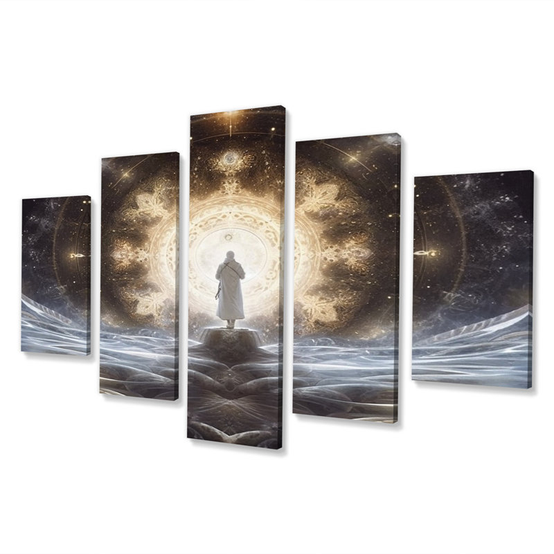 Richland - méditation sur toile - 5 panneaux